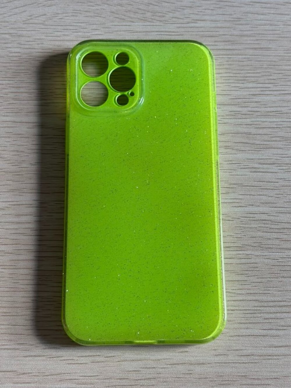 4 for $12 Neon Green Glitter iPhone 12 Pro Max Case – EUC